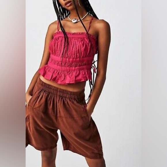 Free People Gabi Tube Top in Pink - Picture 6 of 7